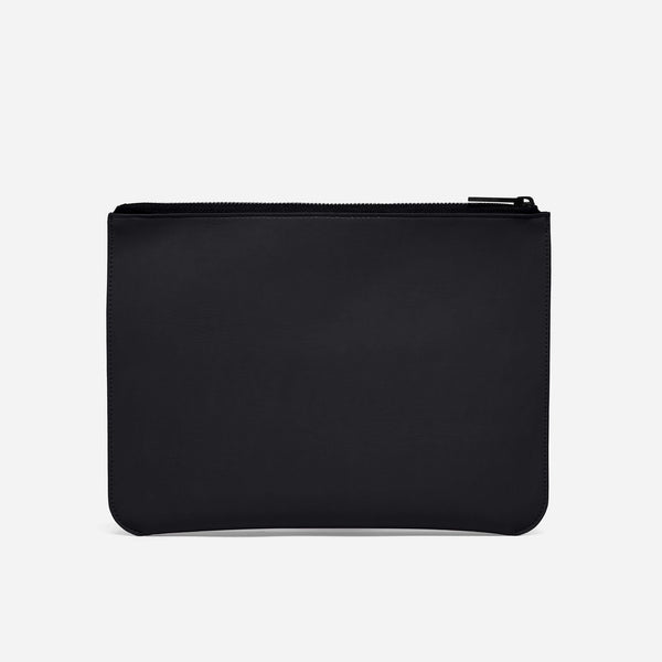 Yael Clutch bag- Medium Pouch in Black Onyx back