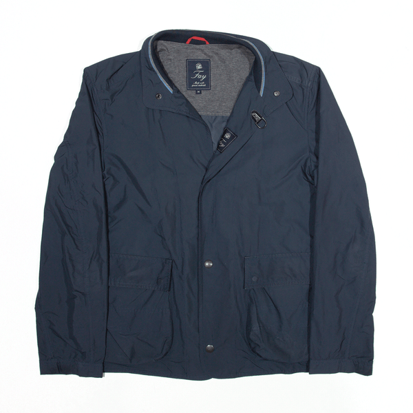 FAY Blue Lightweight Shell Jacket Mens M