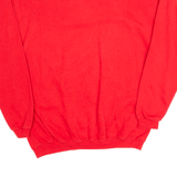 DISNEY Minnie Mouse Red 90s 1/4 Zip Sweatshirt Womens L