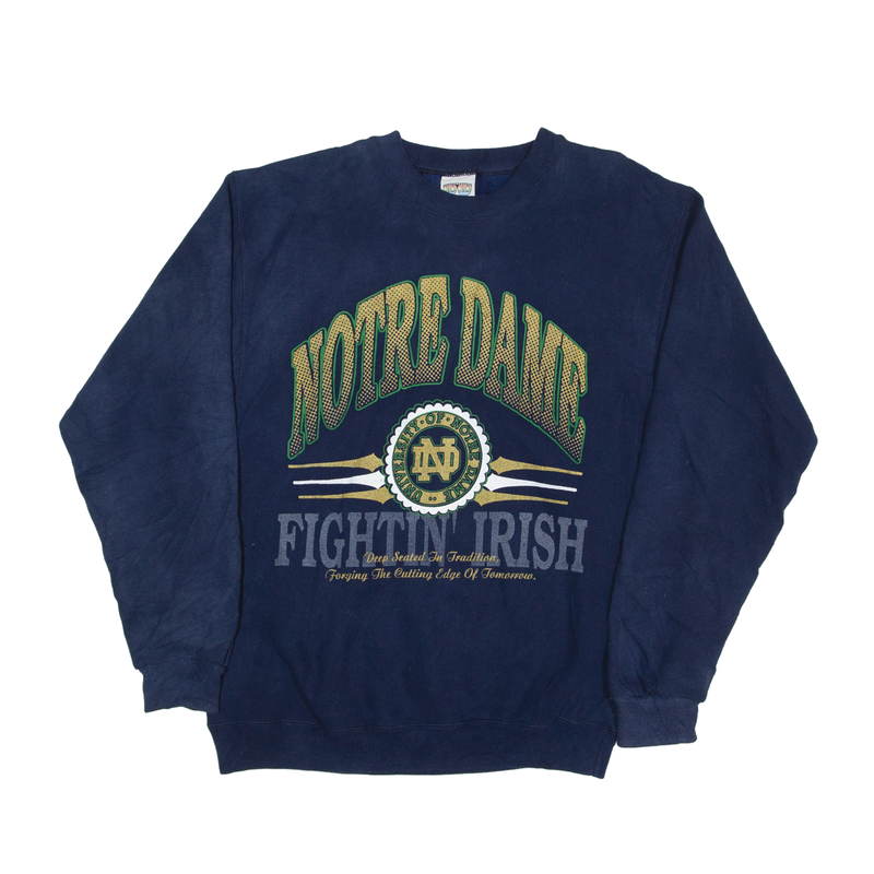 2020 SPORT University Of Notre Dame Sweatshirt Blue Mens M