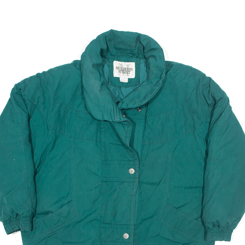 MULBERRY STREET Down Insulated Coat Green 90s Womens L
