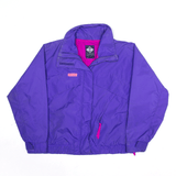 COLUMBIA Whirlibird Purple Nylon Shell Jacket Womens L