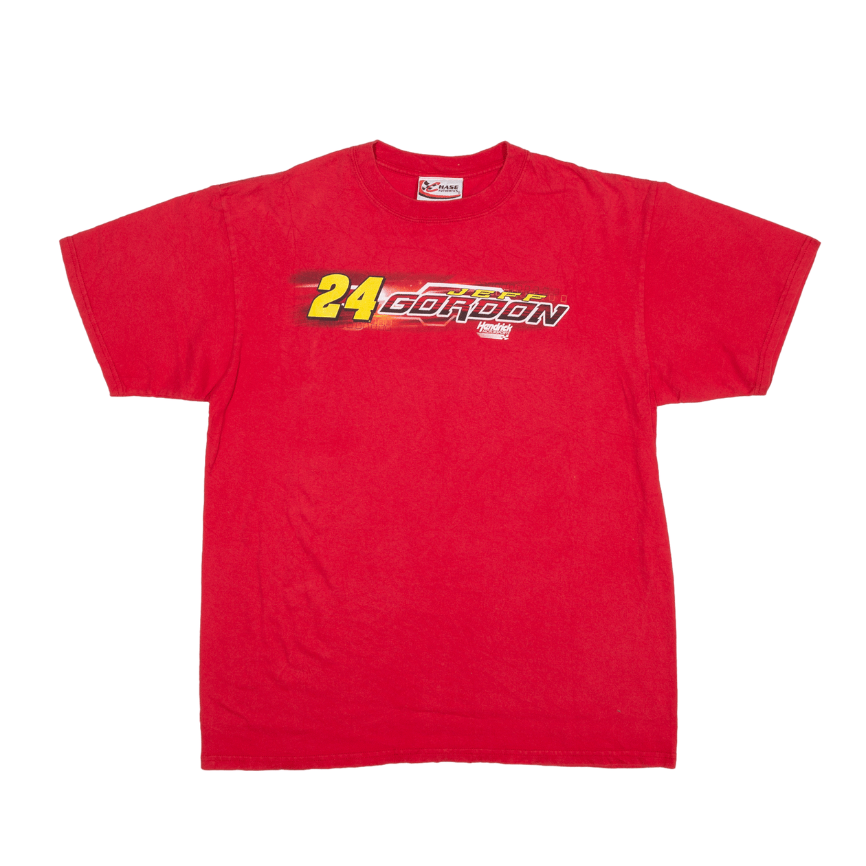 CHASE AUTHENTICS Jeff Gordon Nascar Racing T Shirt Red Short