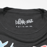 BLINK 182 20th Anniversary Tour Band T-Shirt Black Short Sleeve Womens M