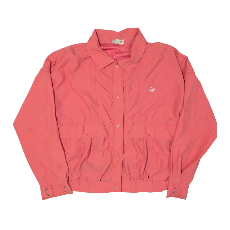 Vintage ADIDAS Windbreaker Jacket Pink 90s Womens UK 10