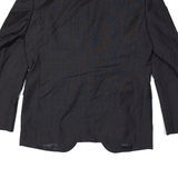 CANALI Water Resistant Blazer Crepe Jacket Blue Mens M