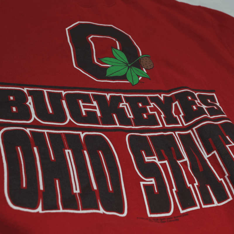 Vintage 2020 SPORT Ohio State Buckeyes Sweatshirt Red 90s USA Mens XL