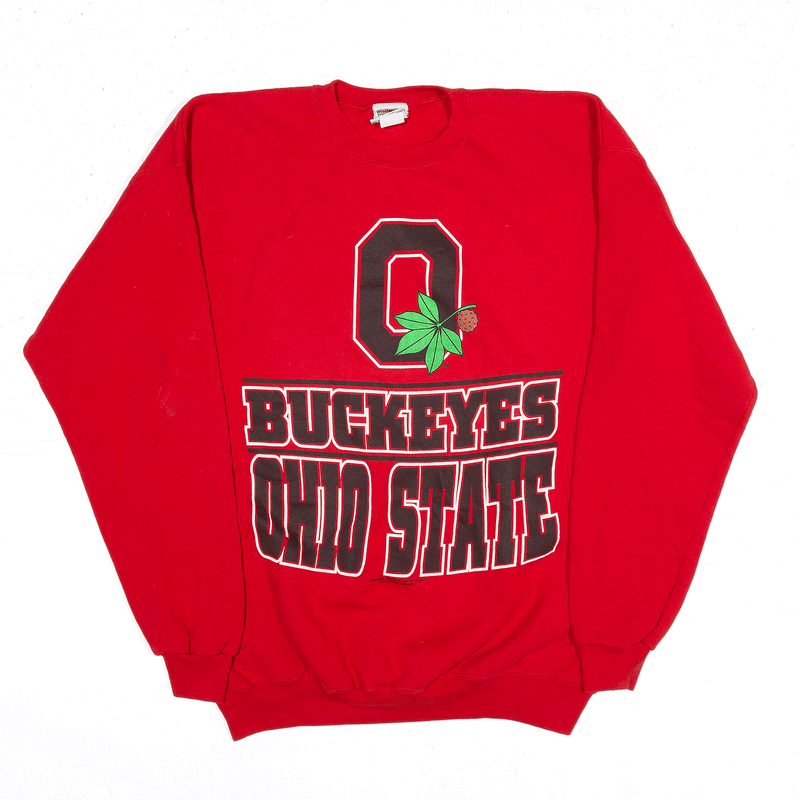 Vintage 2020 SPORT Ohio State Buckeyes Sweatshirt Red 90s USA Mens XL