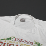 Vintage 1995 Sugarcane Celebration T-Shirt White 90s Short Sleeve Mens XL
