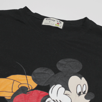 Gucci X Disney Cream Mickey Mouse Print Cotton Knit Hoodie XL