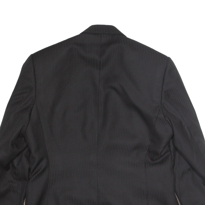 GIORGIO ARMANI Blazer Jacket Black Wool Striped Mens M