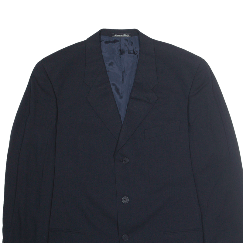 GIORGIO ARMANI Le Collezioni Blazer Jacket Blue Wool Mens L