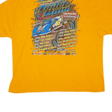2016 Tuckasec Toilet Bowl Racing T-Shirt Orange Short Sleeve Mens 2XL