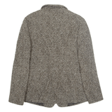 MAX MARA Womens Blazer Jacket Brown Wool UK 14