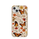Seashell Monarch Butterfly iPhone 14 Plus Case