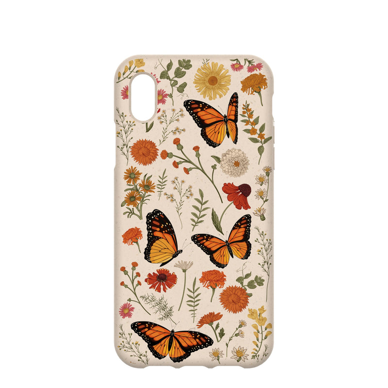 Seashell Monarch Butterfly iPhone XR Case
