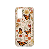Seashell Monarch Butterfly Samsung Galaxy S20 Case