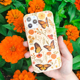 Seashell Monarch Butterfly iPhone X Case