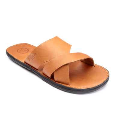 The Mateo Men's Leather Slide Sandal