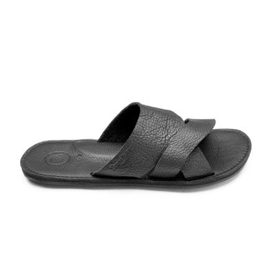 The Mateo Men's Leather Slide Sandal