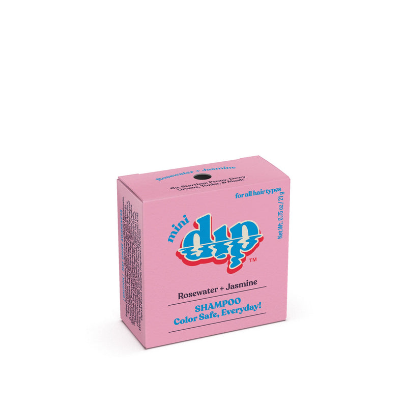 Mini Dip Color Safe Shampoo Bar for Every Day - Rosewater & Jasmine
