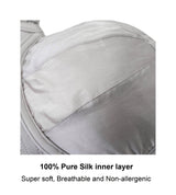 Mist - Silk & Organic Cotton Supportive Plunge Bra