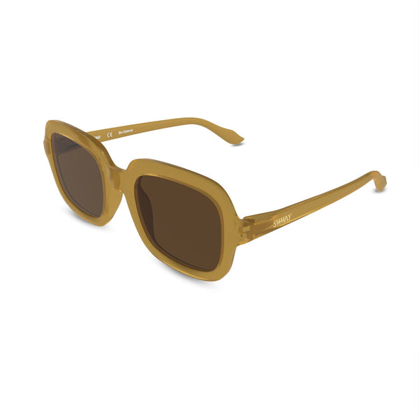 Montenegro Squares Sunglasses in Ochre