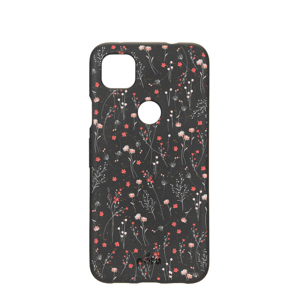 Black Night Garden Google Pixel 4a Case