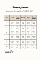 Sleeveless pajama set NIGHT OWL S Charcoal
