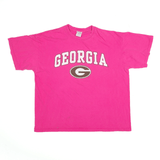 GILDAN Georgia T-Shirt Pink Short Sleeve Womens XL