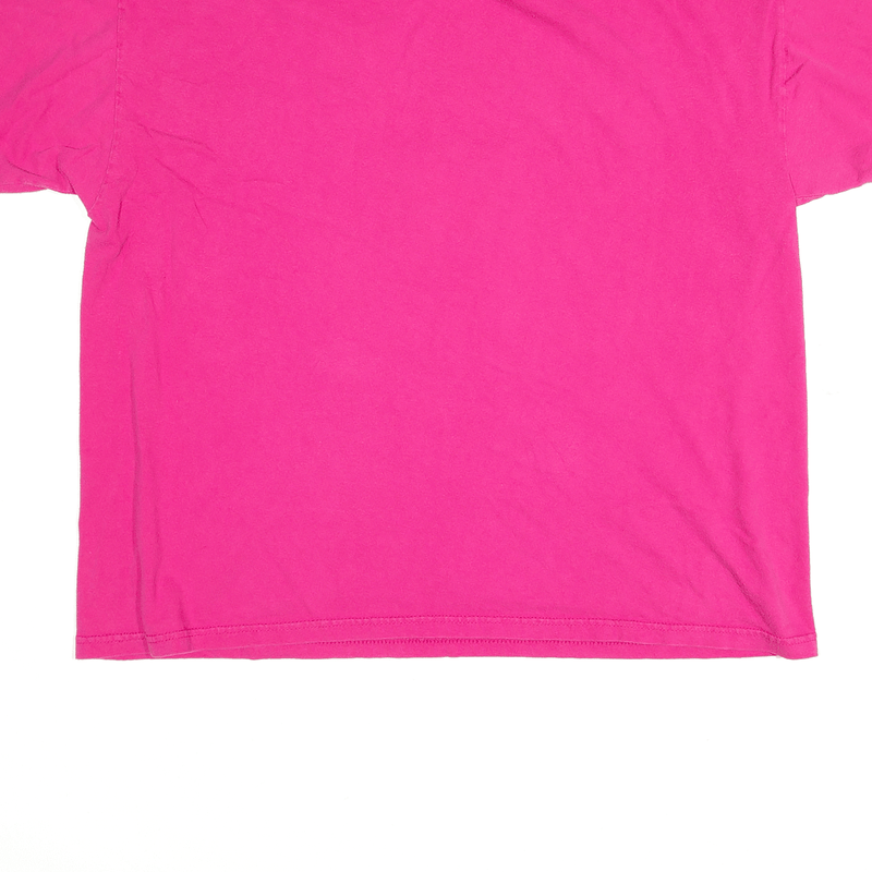 GILDAN Georgia T-Shirt Pink Short Sleeve Womens XL