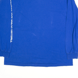 NFL Indianapolis Colts T-Shirt Blue USA Long Sleeve Mens XL