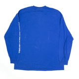 NFL Indianapolis Colts T-Shirt Blue USA Long Sleeve Mens XL
