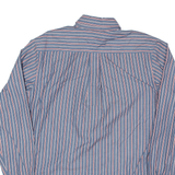 TOMMY HILFIGER Shirt Blue Striped Long Sleeve Mens M