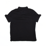 CALVIN KLEIN Black Short Sleeve Polo Shirt Mens XL