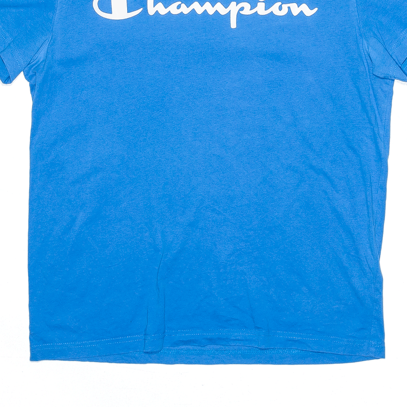 CHAMPION Sports Blue Short Sleeve T-Shirt Mens XS