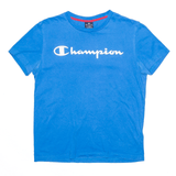 CHAMPION Sports Blue Short Sleeve T-Shirt Mens XS