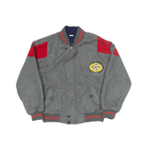 1988 Oxford Soccer Bomber USA Jacket Grey 80s Boys M