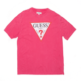 GUESS JEANS USA Pink Short Sleeve T-Shirt Mens M