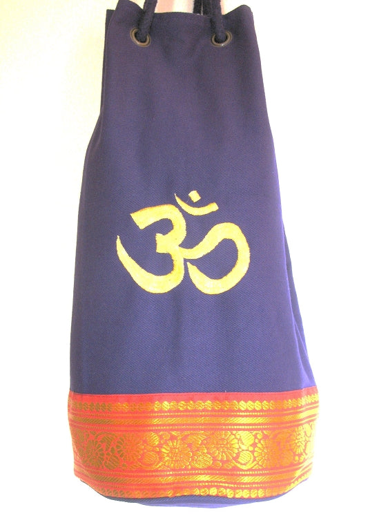 OMSutra Kids OM Yoga Mat Bag with Saree Lace