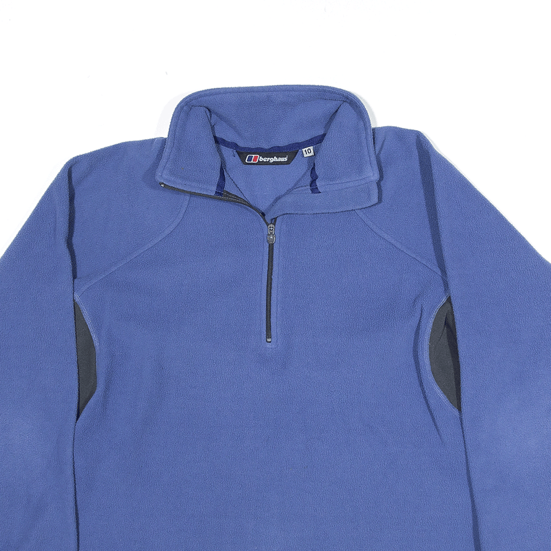 BERGHAUS Fleece Blue 1/4 Zip Womens S