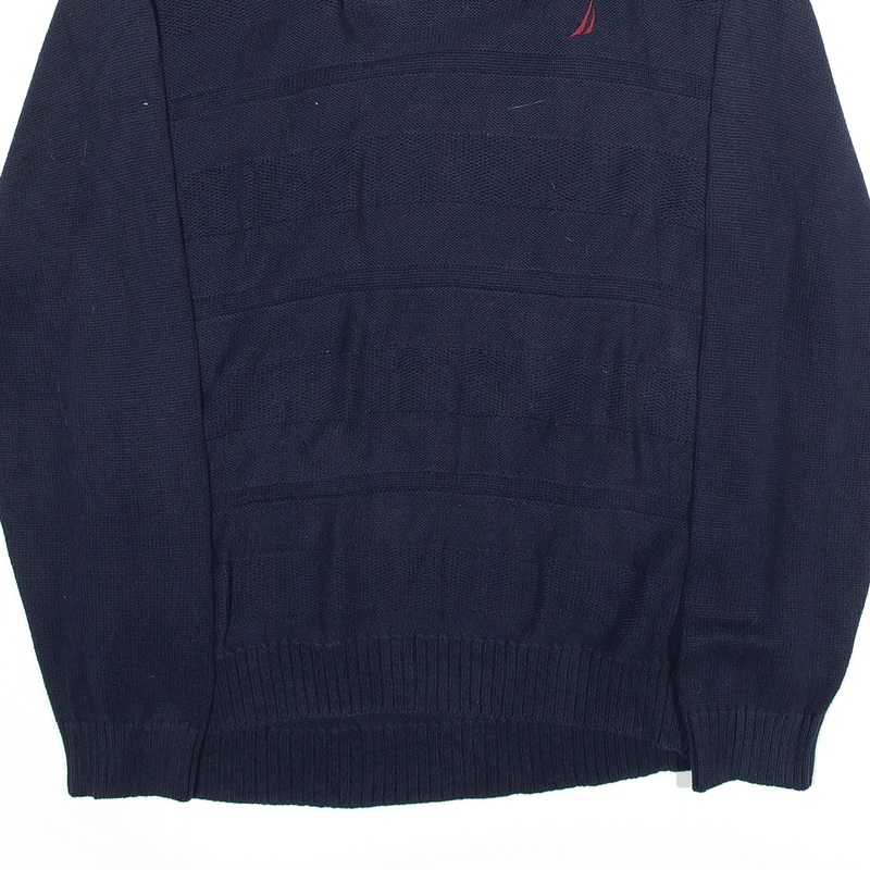 NAUTICA Jumper Blue Collared Womens L