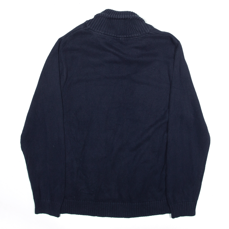 NAUTICA Jumper Blue Collared Womens L