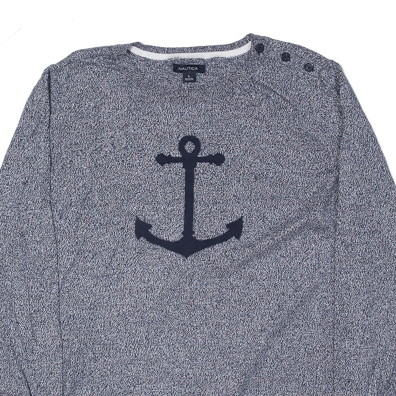 NAUTICA Anchor Jumper Blue Boys L