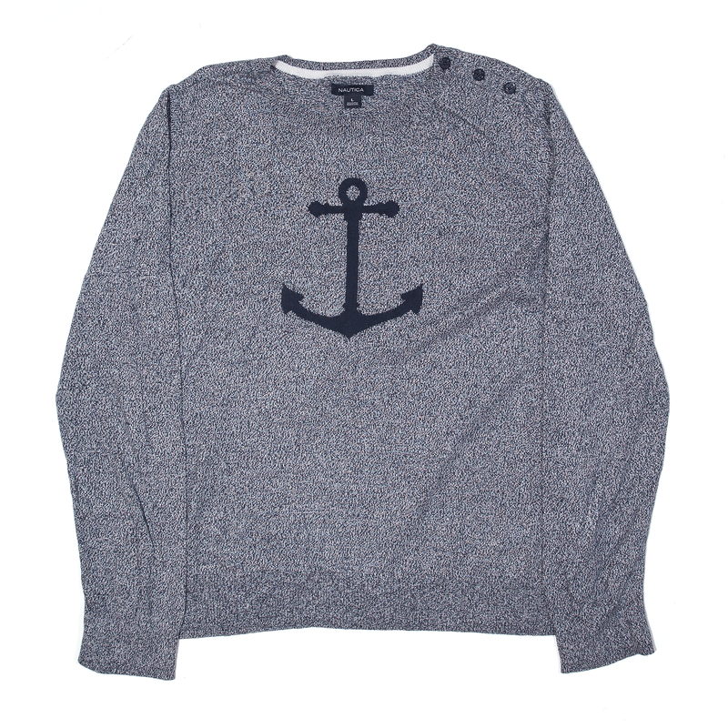 NAUTICA Anchor Jumper Blue Boys L