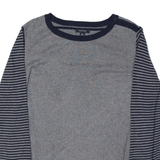 NAUTICA Jumper Grey Striped Mens XL