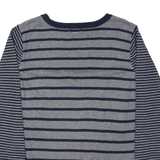 NAUTICA Jumper Grey Striped Mens XL