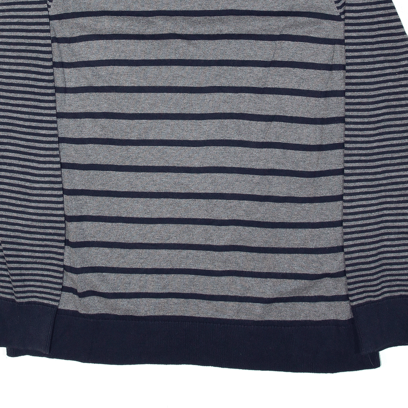 NAUTICA Jumper Grey Striped Mens XL