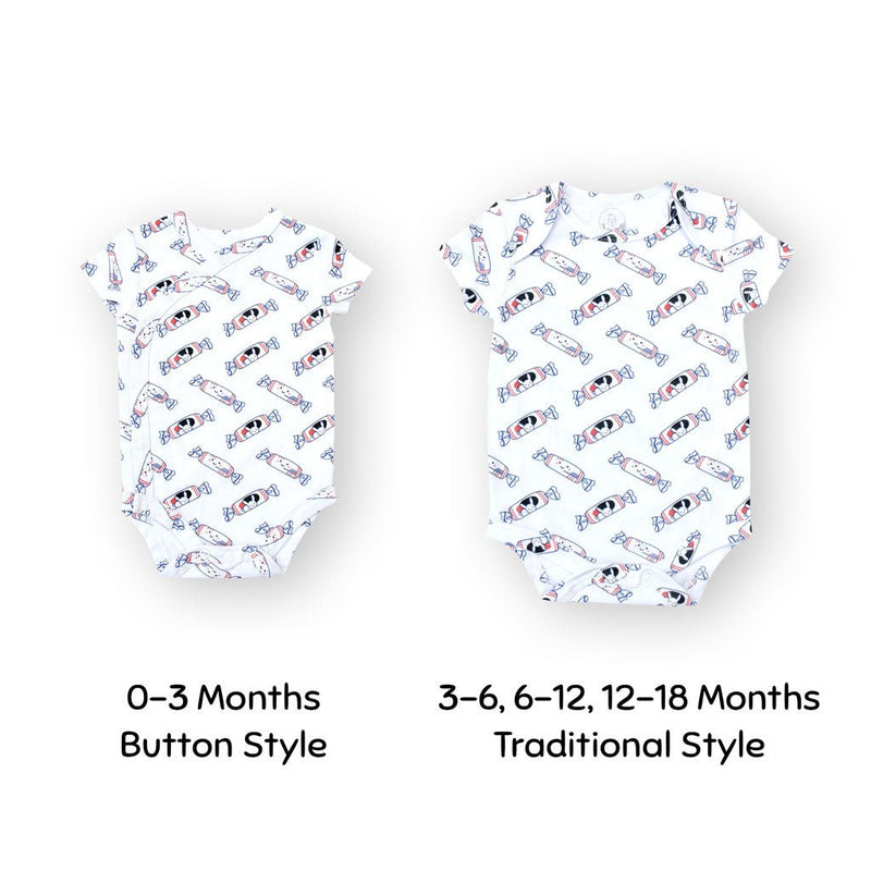 the wee bean baby organic clothing onesies romper in white rabbit candy print hong kong