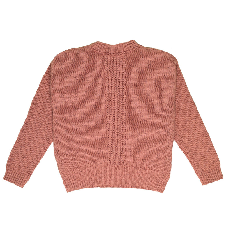 Marled Pink Chunky Sweater